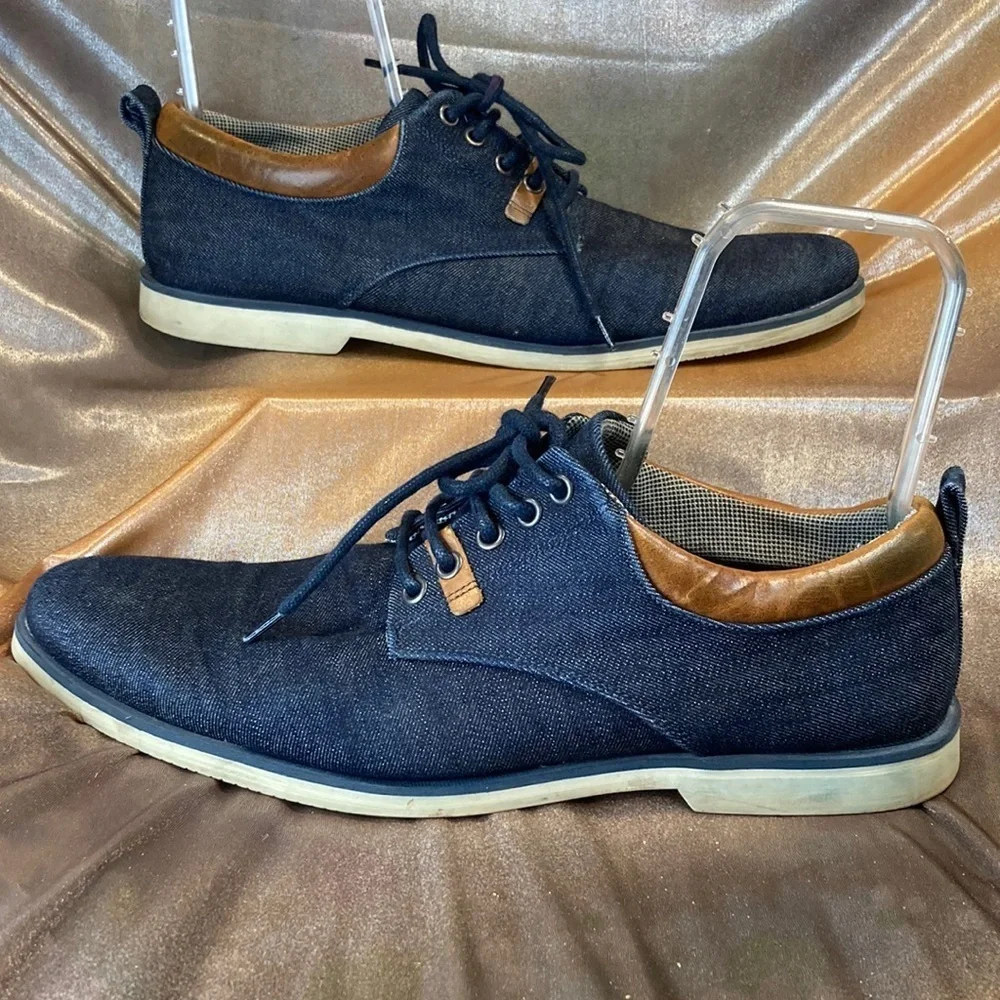 Bull Boxer‎ size 12 mens mens casual denim loafers. Box FC1